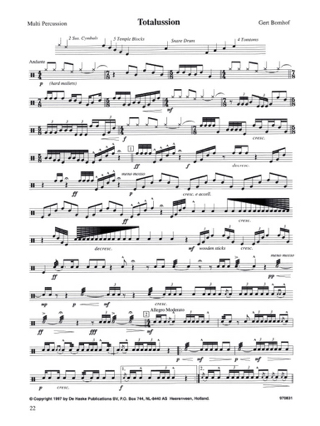 10 Solos For Percussions - Gert Bomhof - Partition - Multi Percussions
